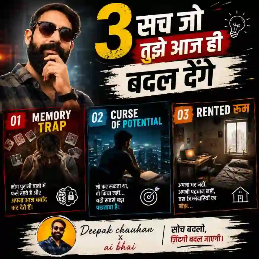 3 सच — मेमोरी ट्रैप, कर्ज़ ऑफ पोटेंशियल, रेंटेड रूम