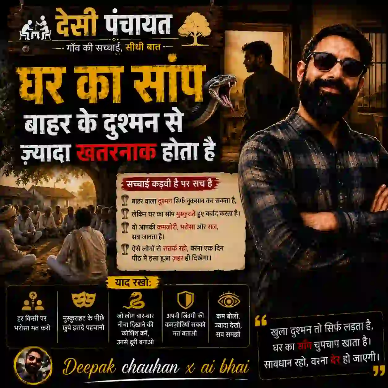 भरोसे का जहर