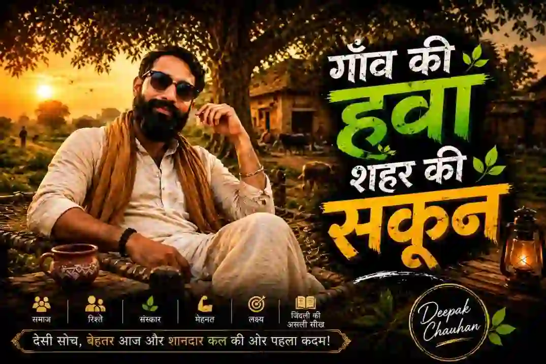 गाँव की हवा — शहर का सुकून - प्राकृतिक जीवनशैली