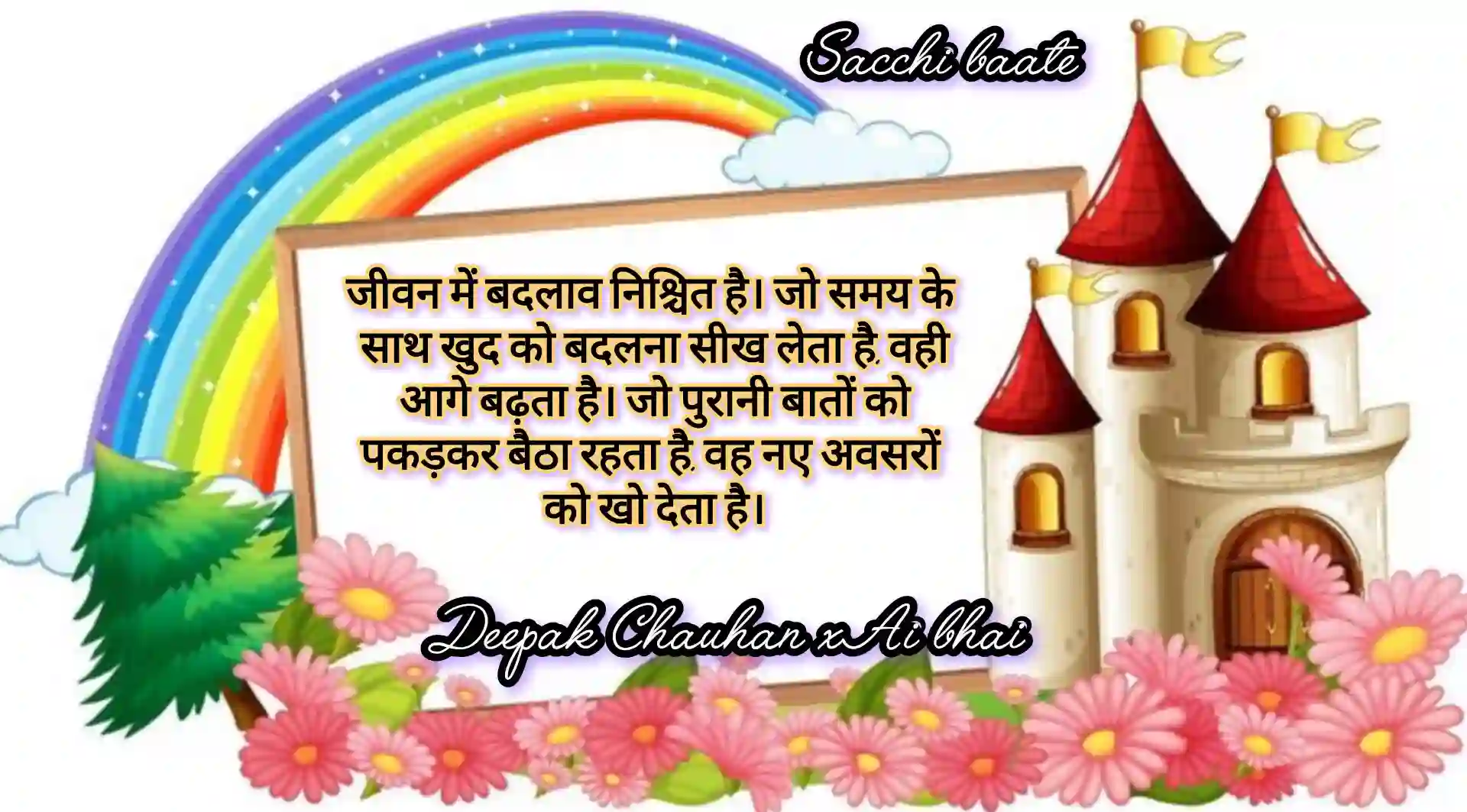 जीवन मे बदलाव निश्चित है